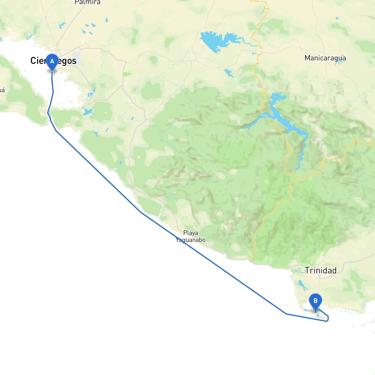 Cienfuegos to Trinidad