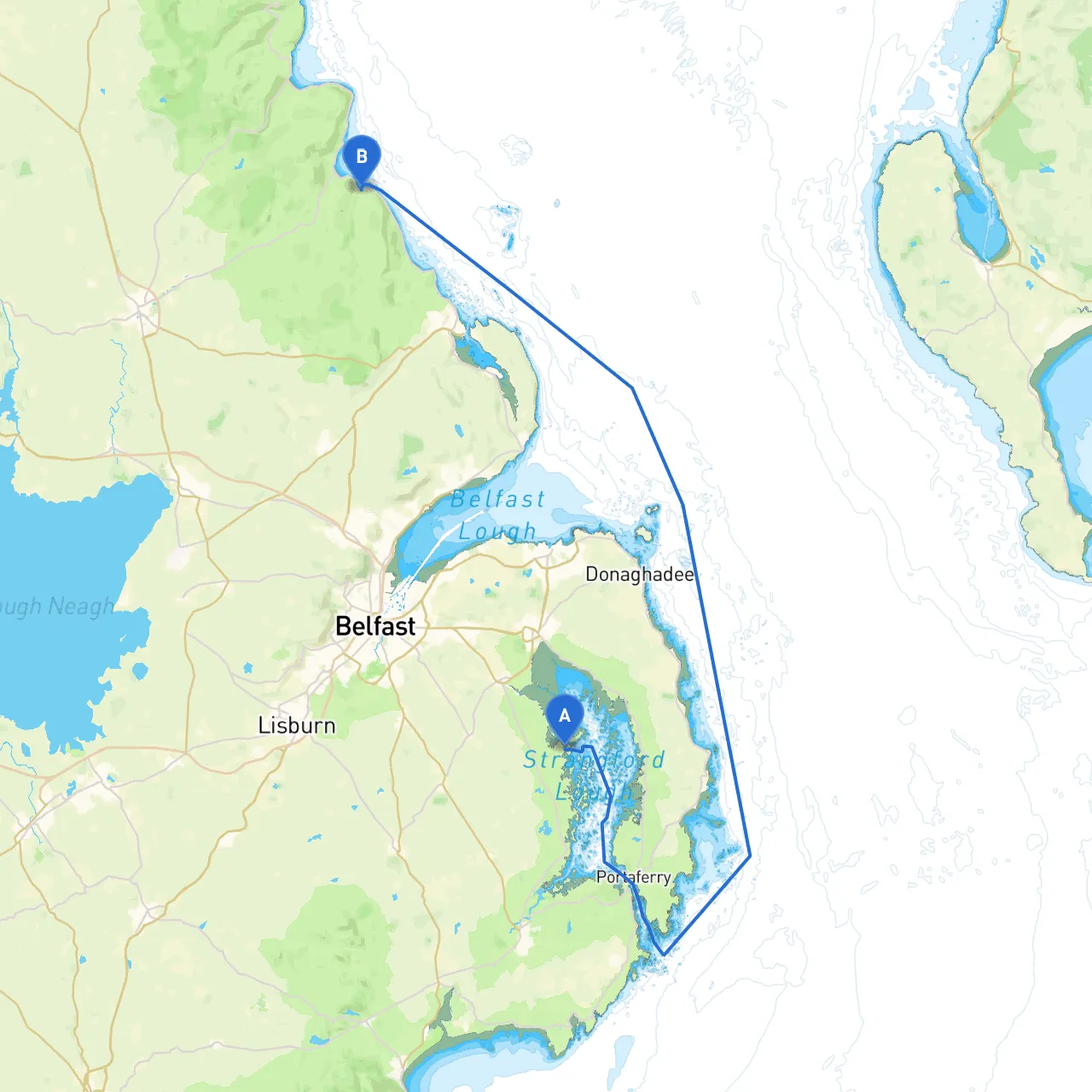 Newtownards to Ballymena