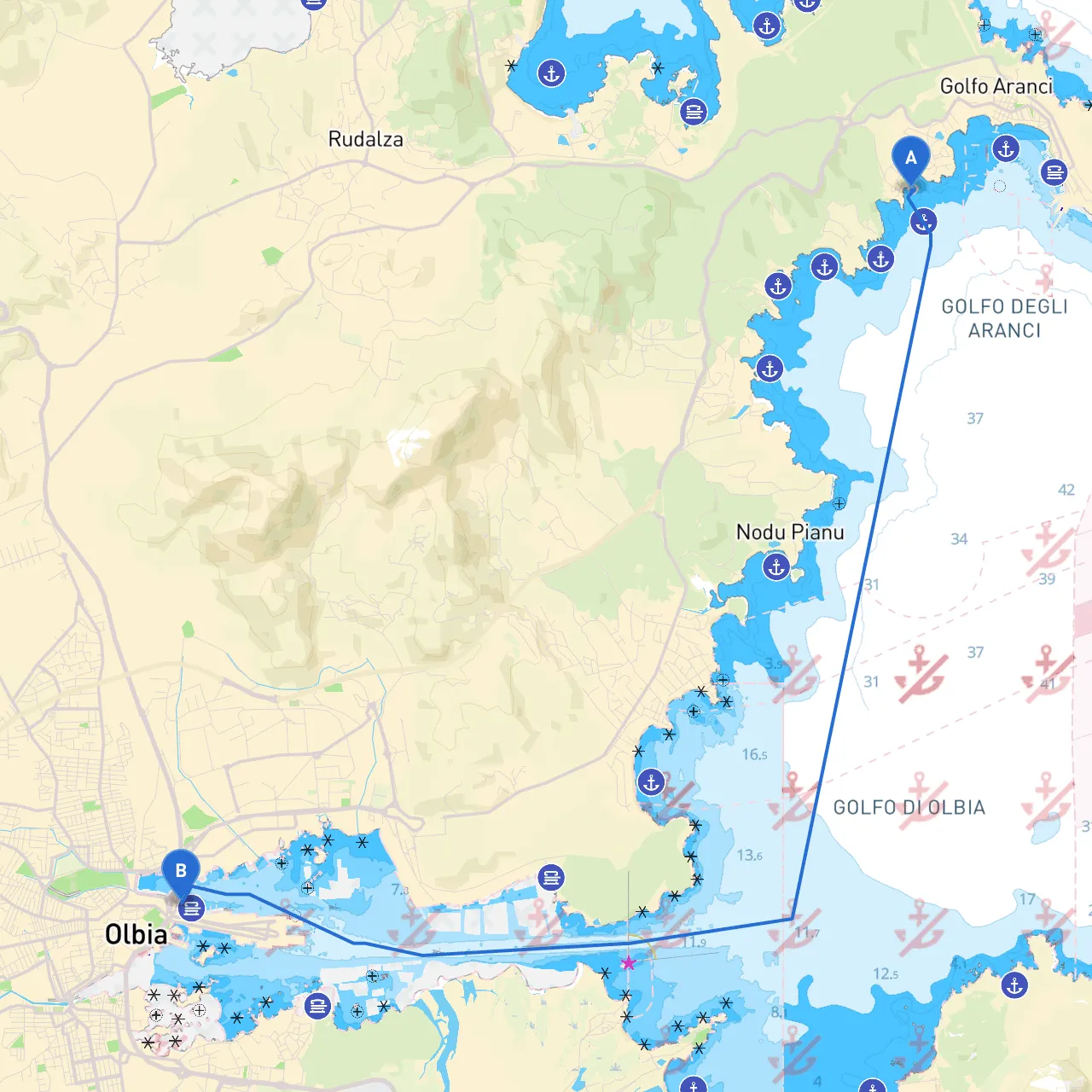 Golfo Aranci to Olbia