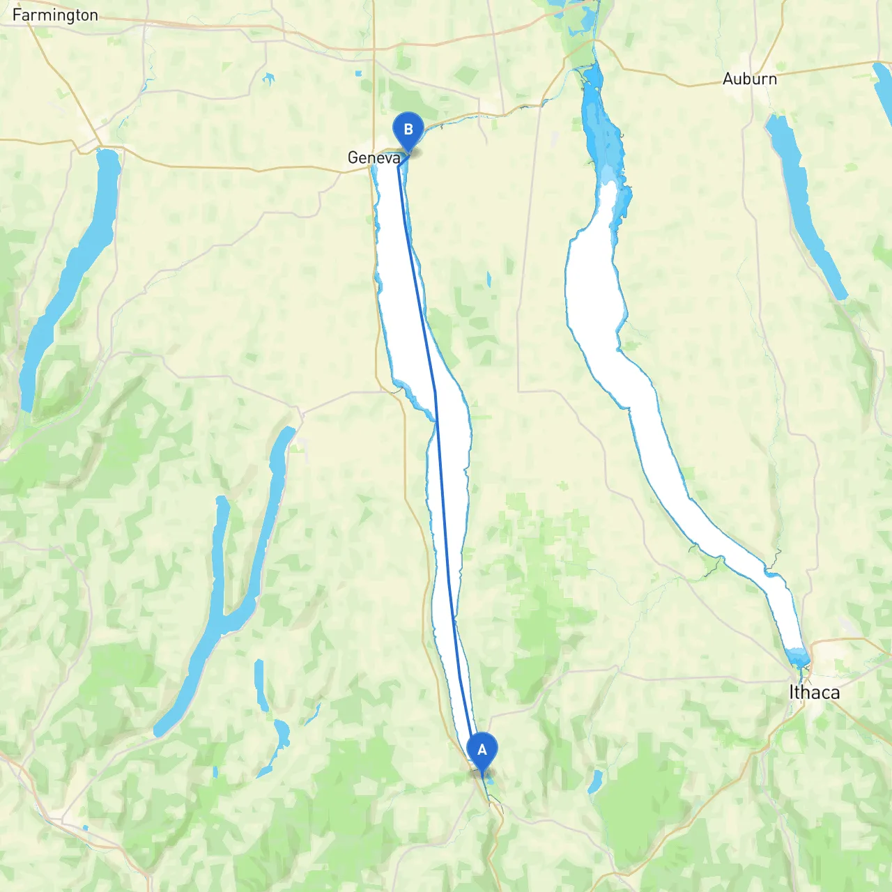 Watkins Glen to Geneva