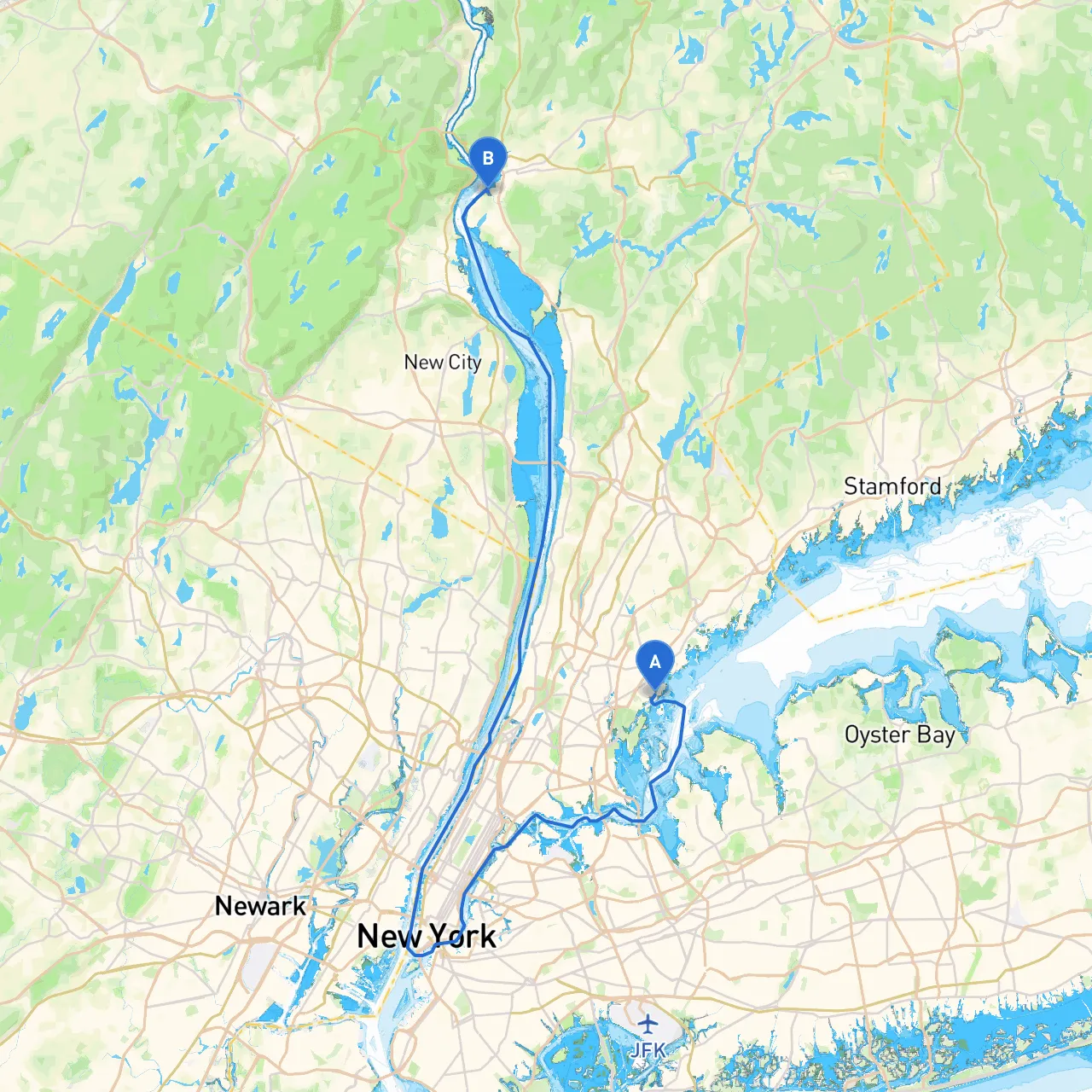 New Rochelle to Peekskill