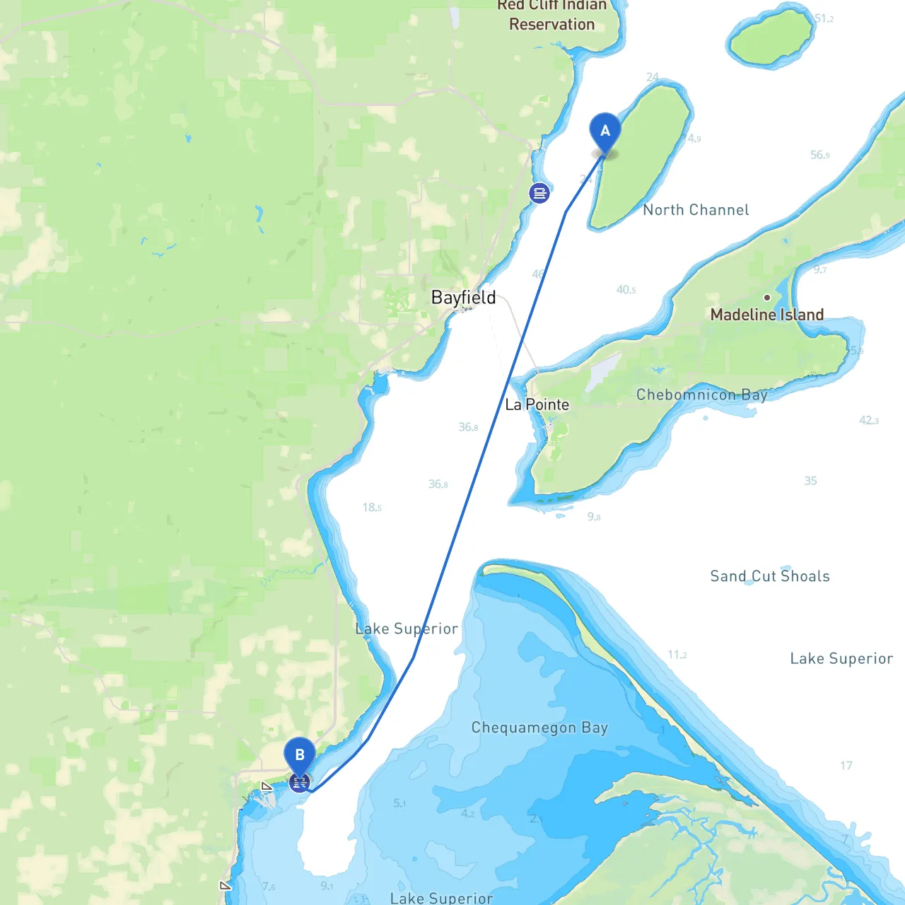 Bayfield to Washburn