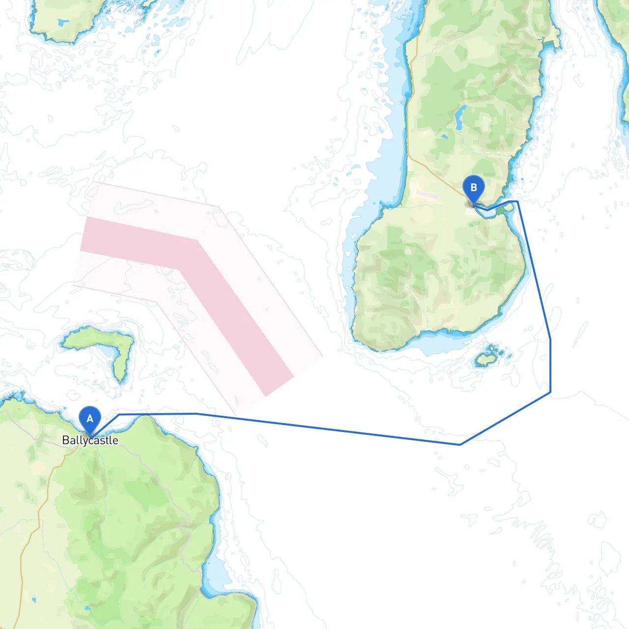 Ballycastle to Campbeltown