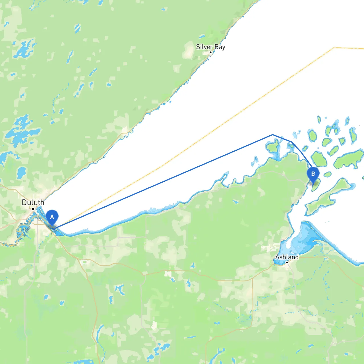 Duluth to Bayfield