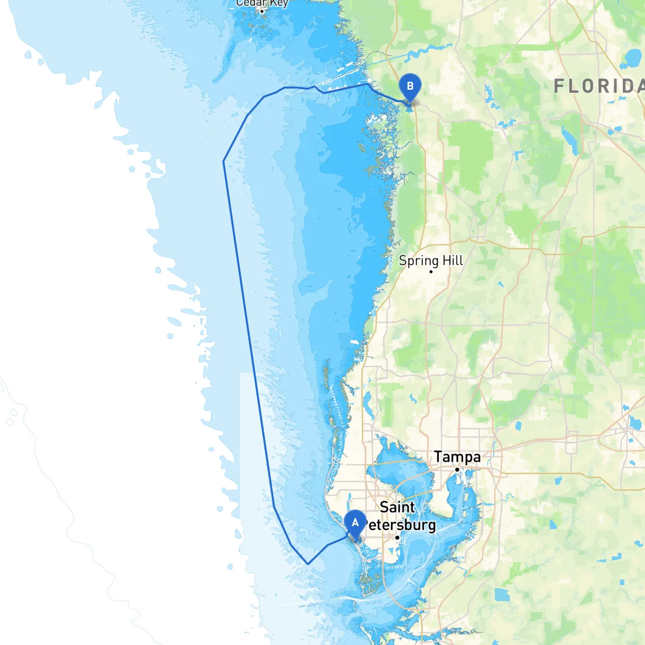 St. Pete Beach to Crystal River
