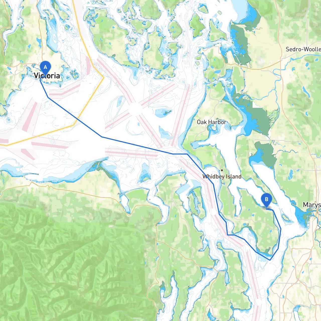 Victoria to Langley