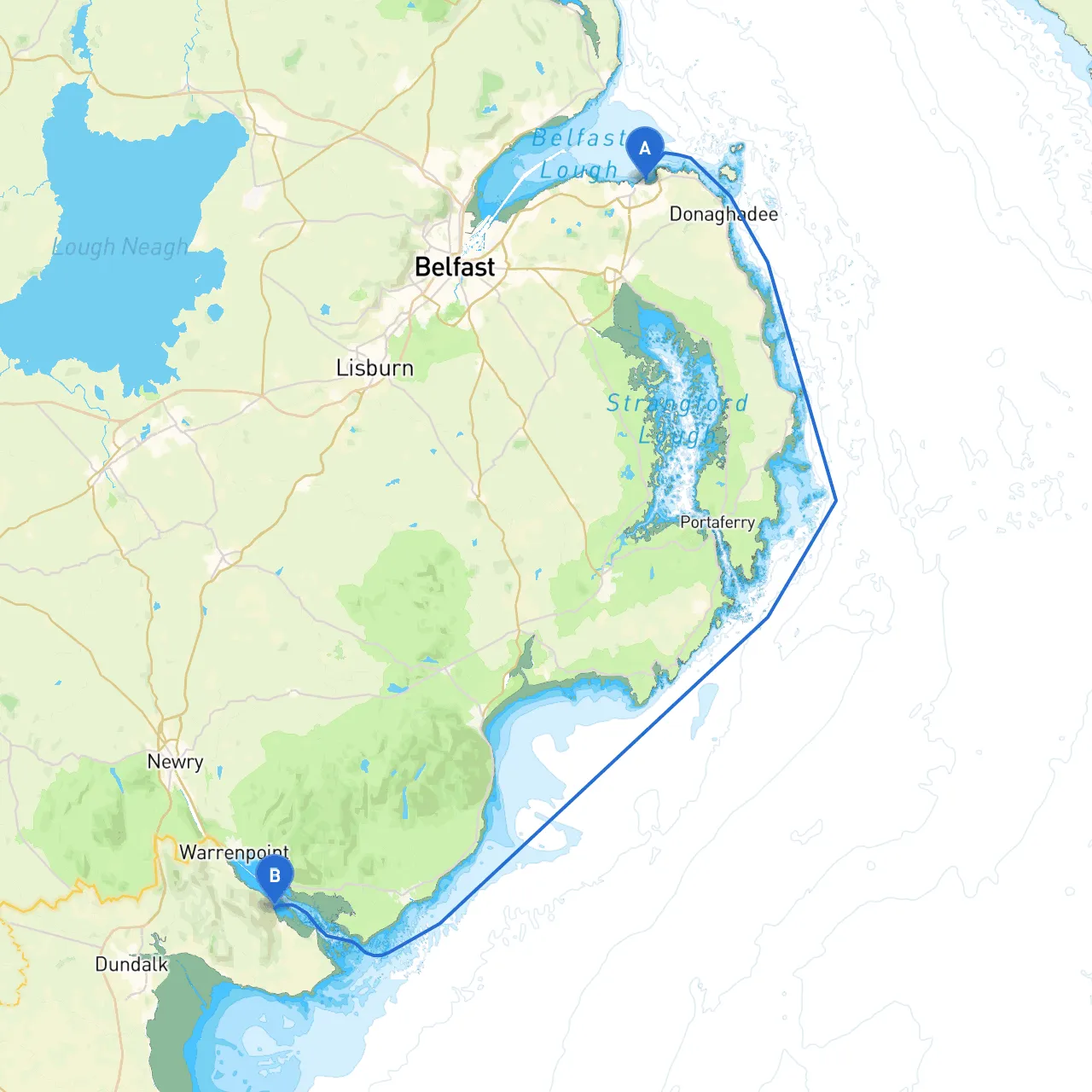 Bangor to Carlingford