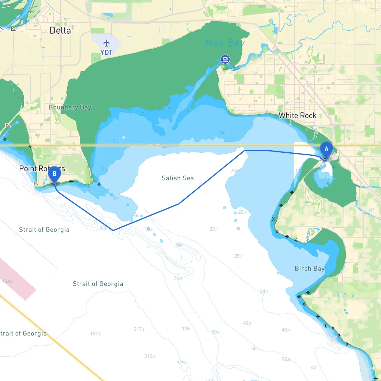 Blaine to Point Roberts