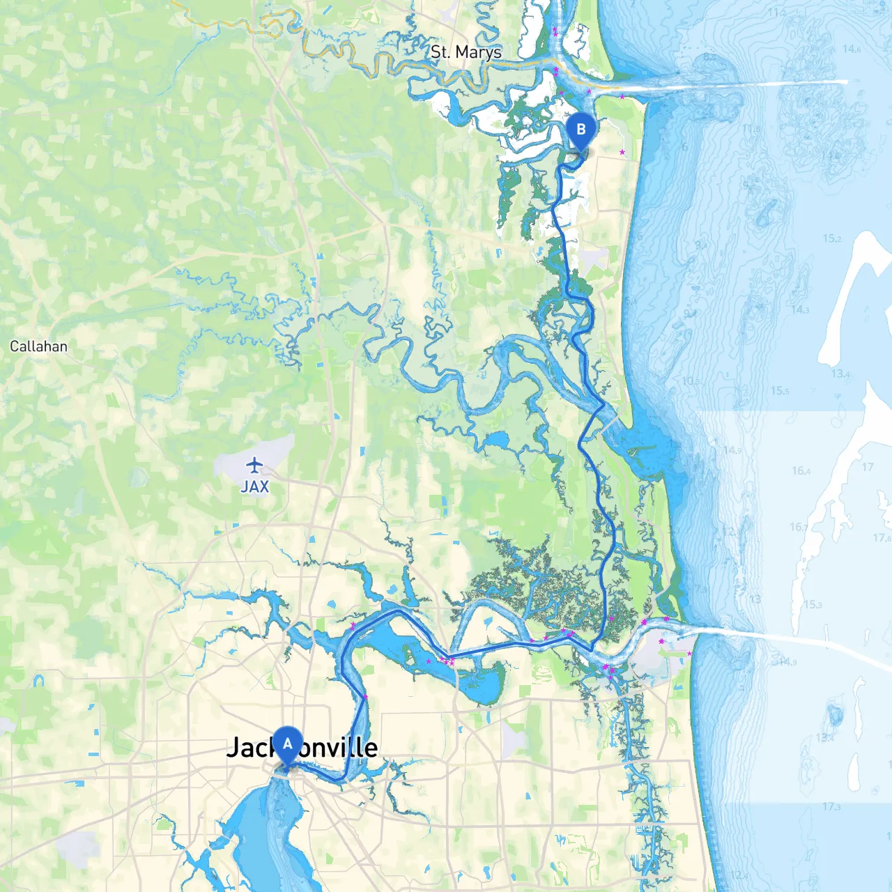 Jacksonville to Fernandina Beach