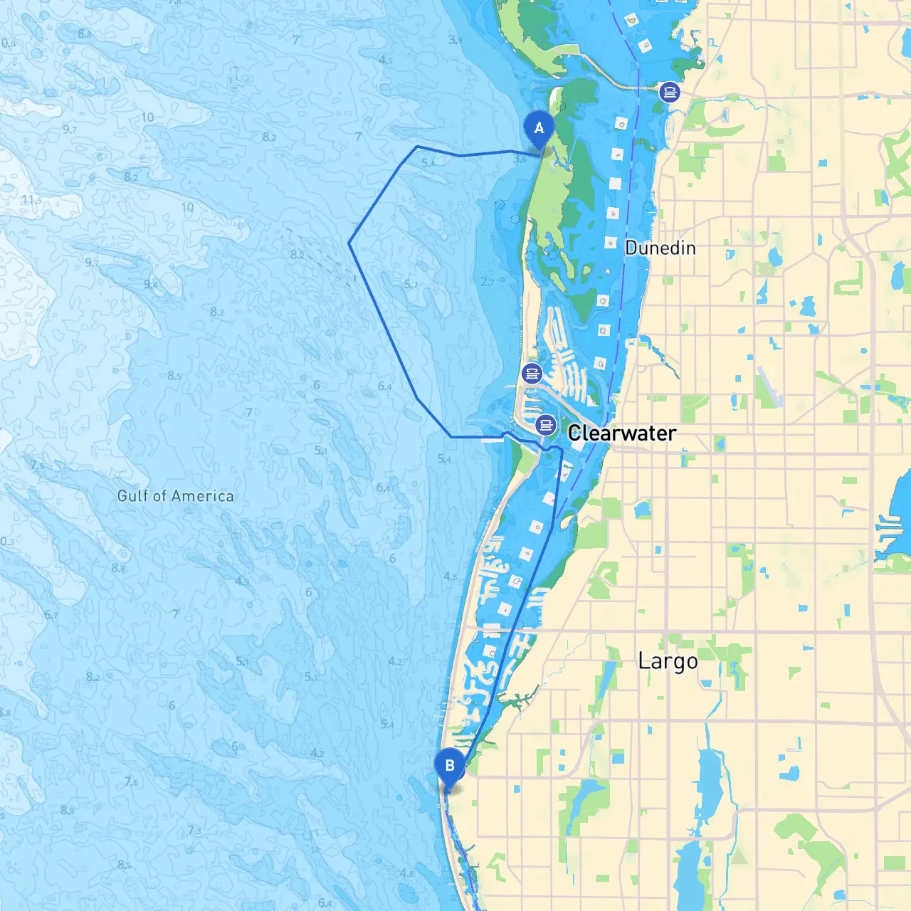 Clearwater to Largo