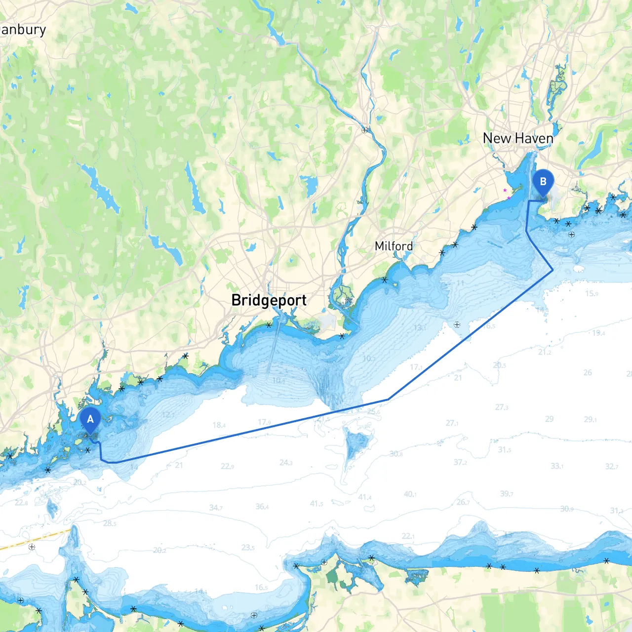 Westport to New Haven