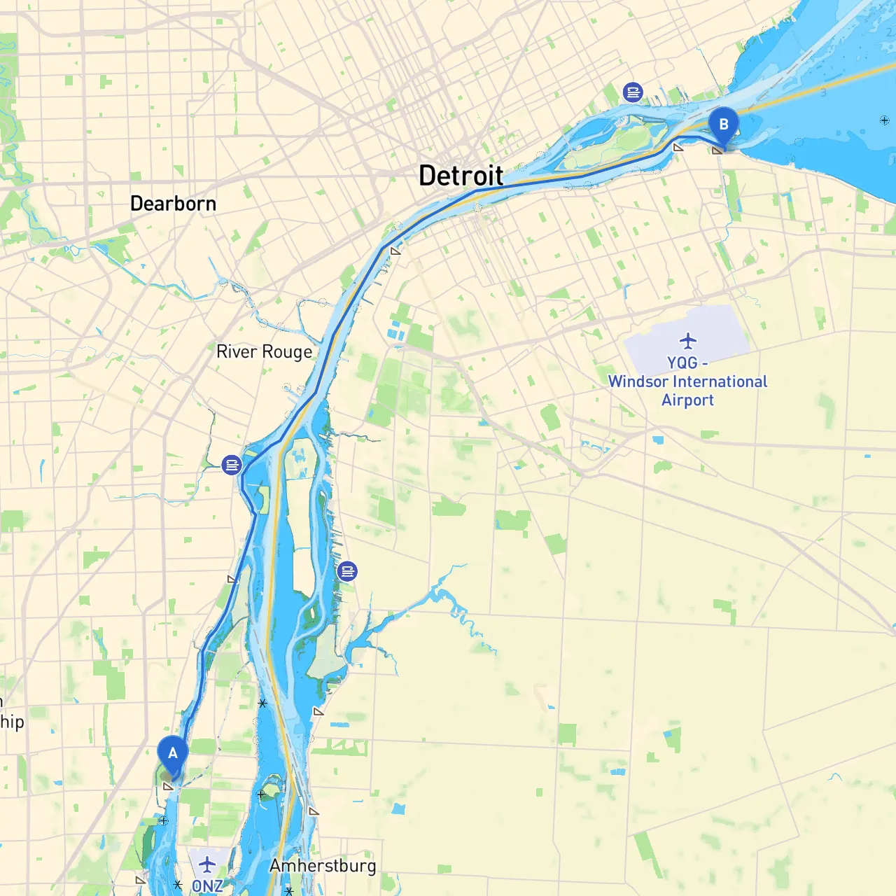 Trenton to Windsor
