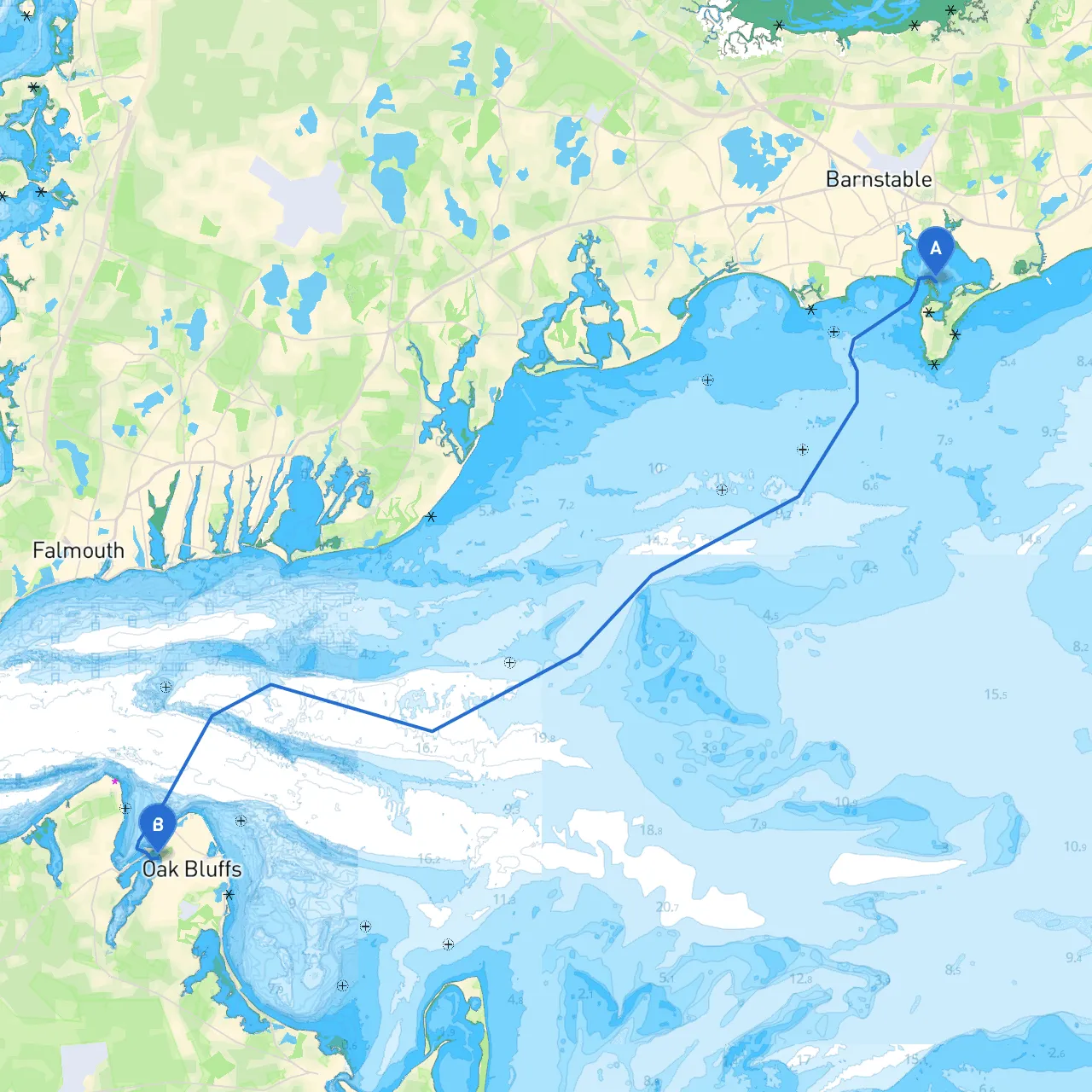 Hyannis to Oak Bluffs
