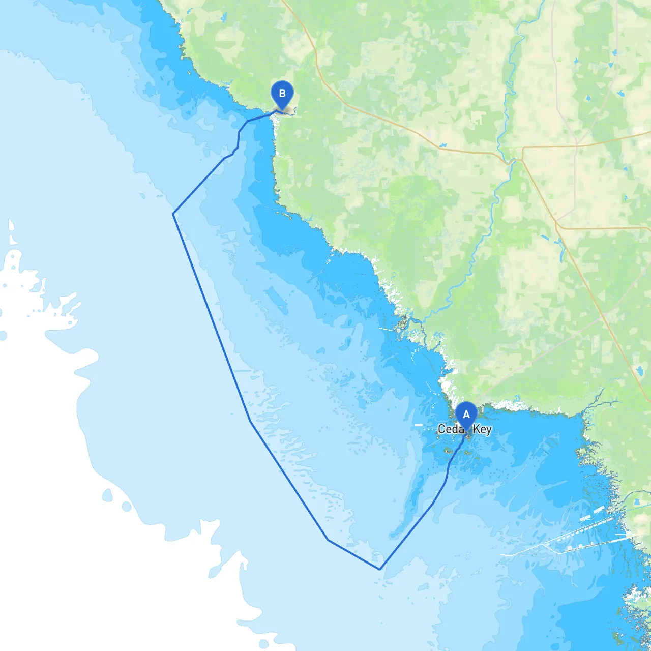Cedar Key to Steinhatchee