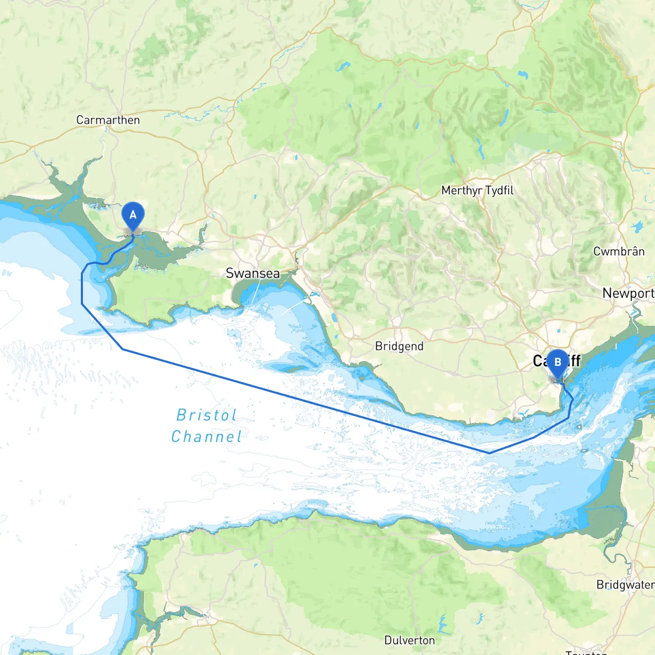Burry Port to Cardiff
