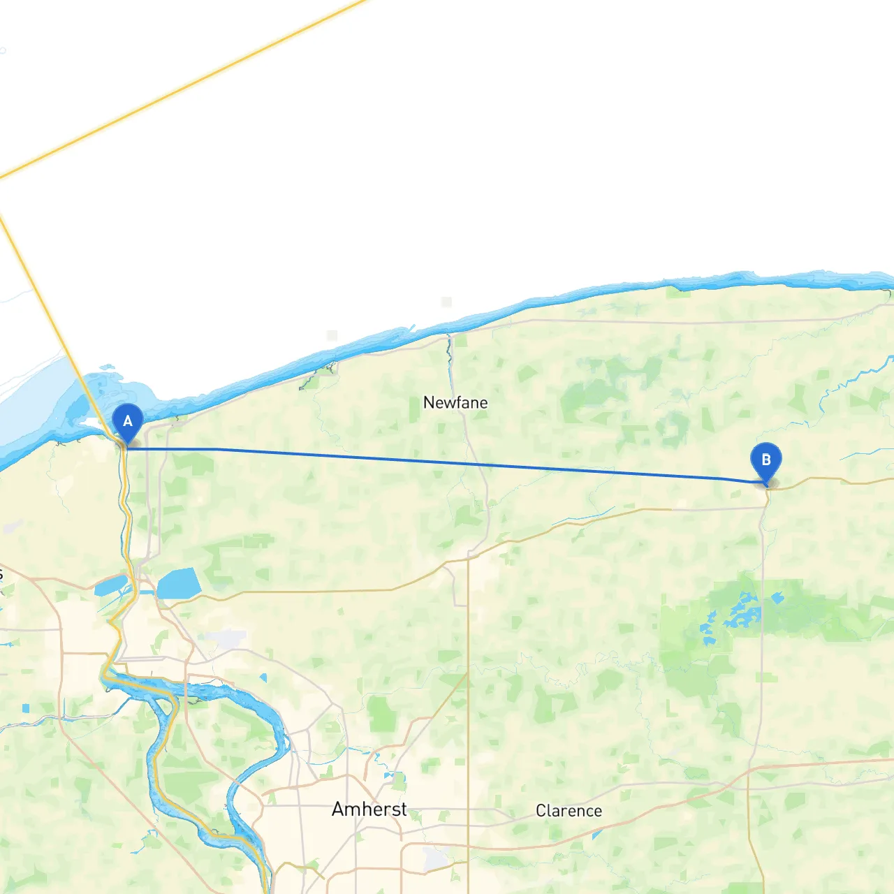 Youngstown to Medina