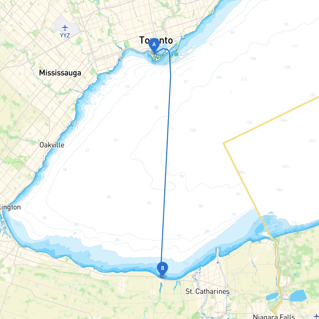 Toronto to Lincoln