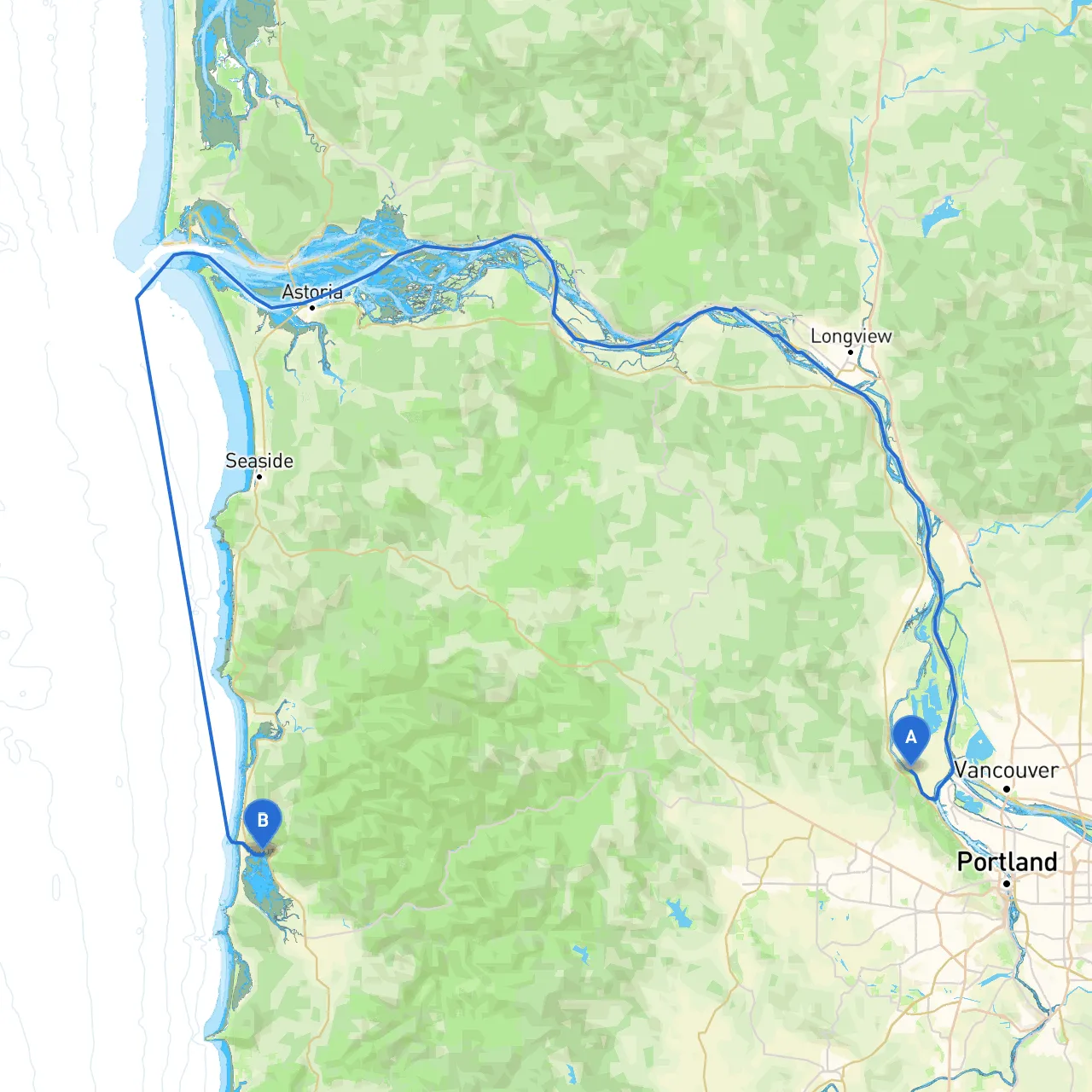 Portland to Garibaldi