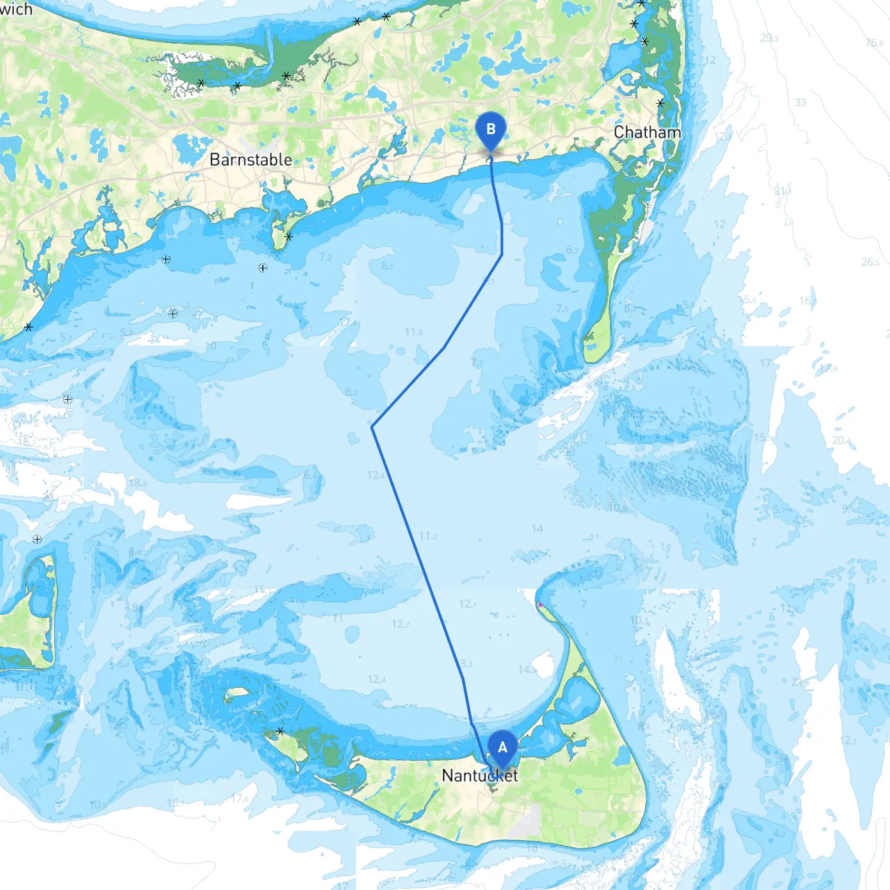 Nantucket to Harwich