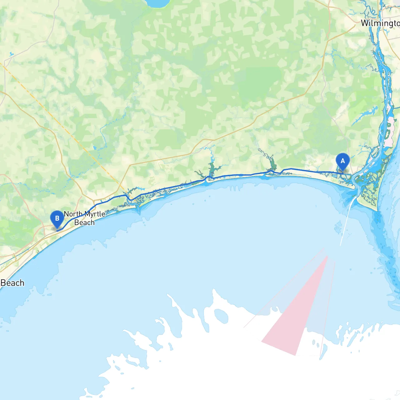 Southport to North Myrtle Beach