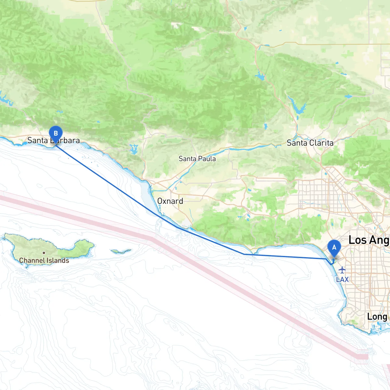 Marina Del Rey to Santa Barbara