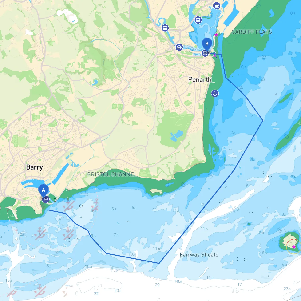 Barry to Penarth