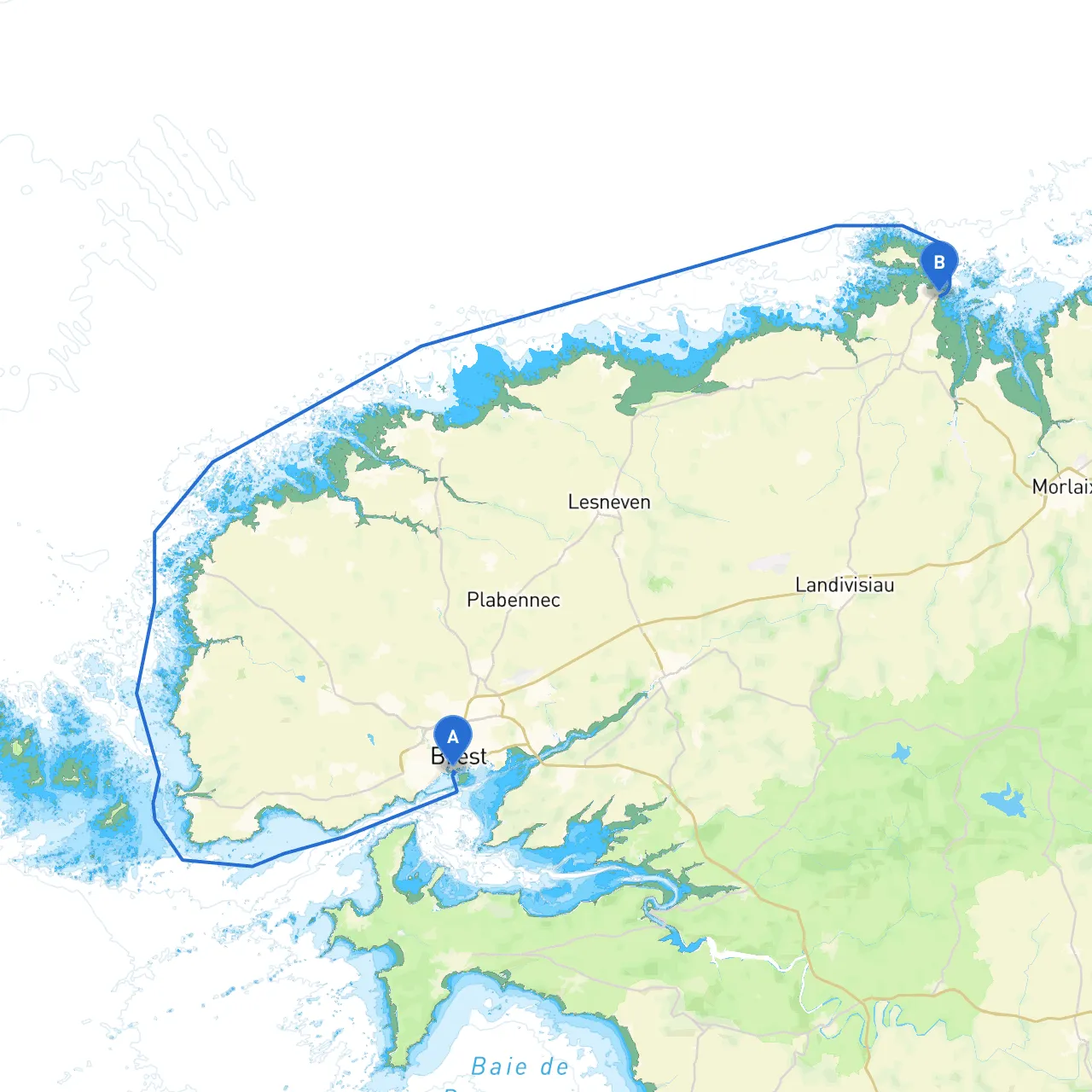 Brest to Roscoff