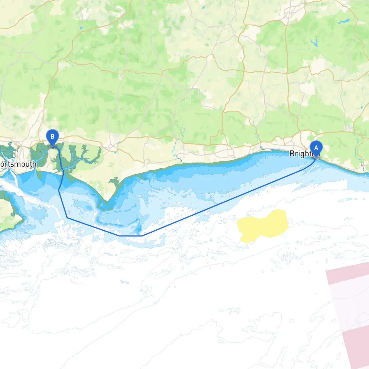 Brighton to Hayling Island