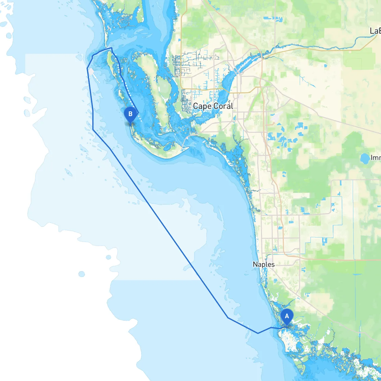 Marco Island to Captiva