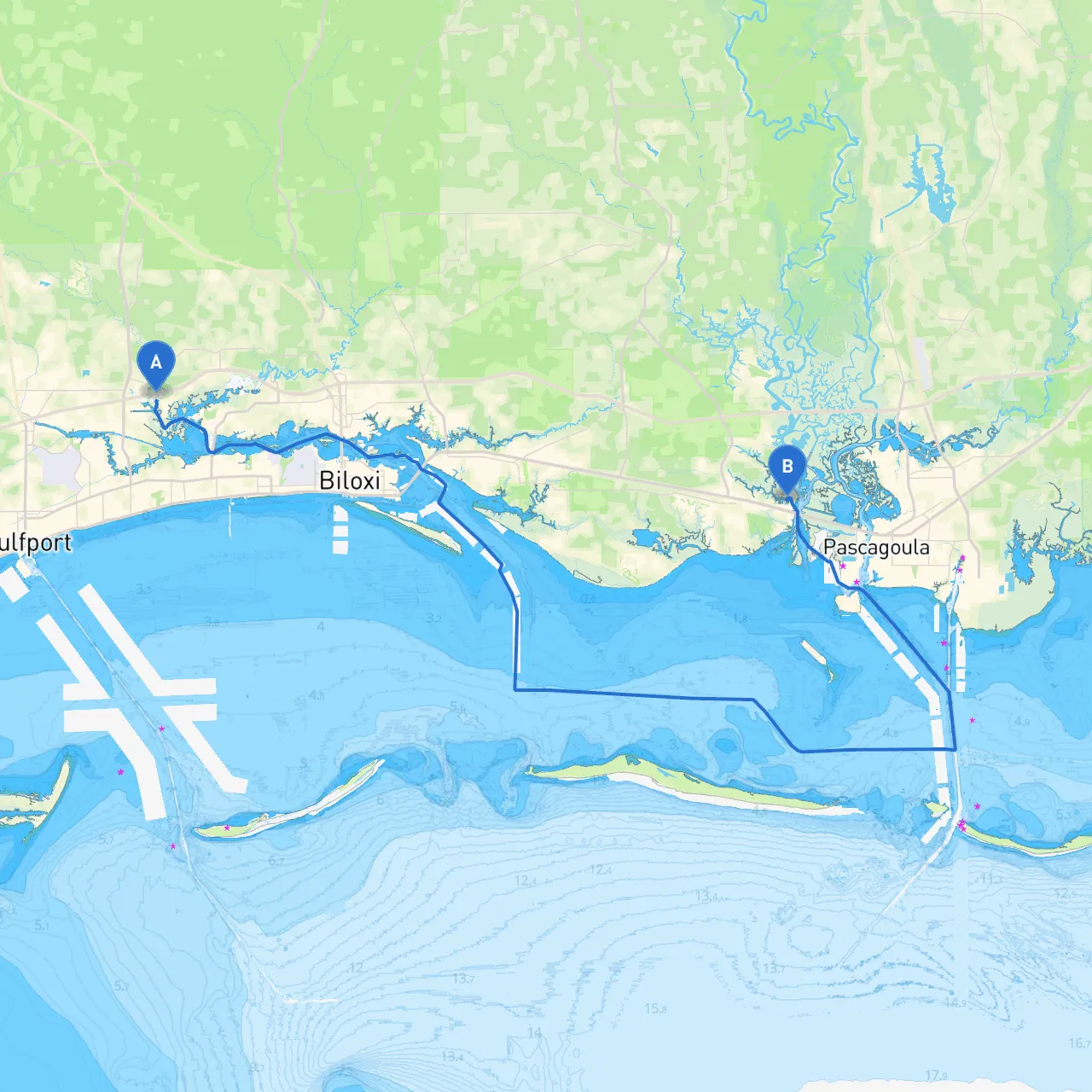 Gulfport to Gautier