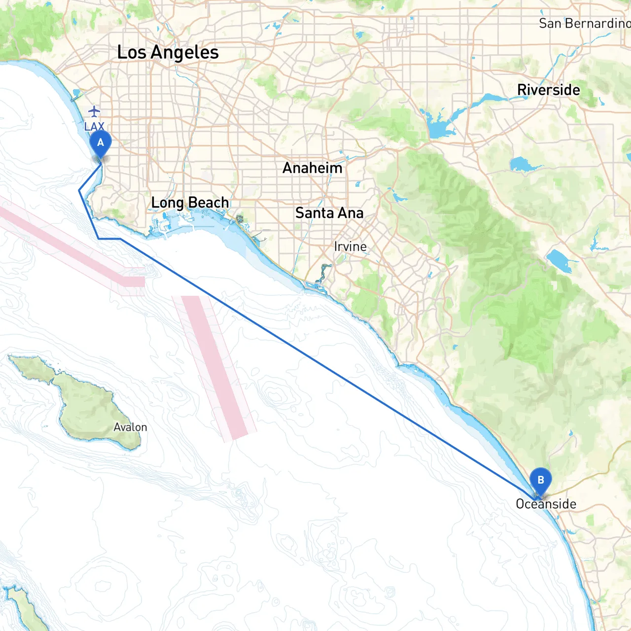 Redondo Beach to Oceanside