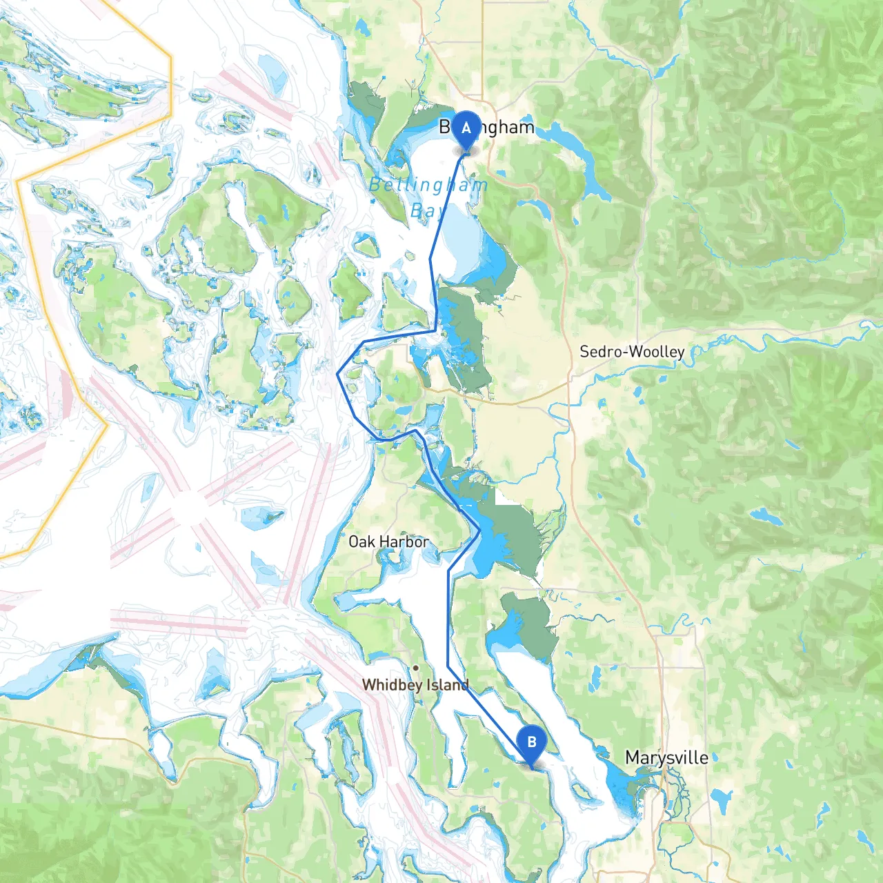 Bellingham to Langley