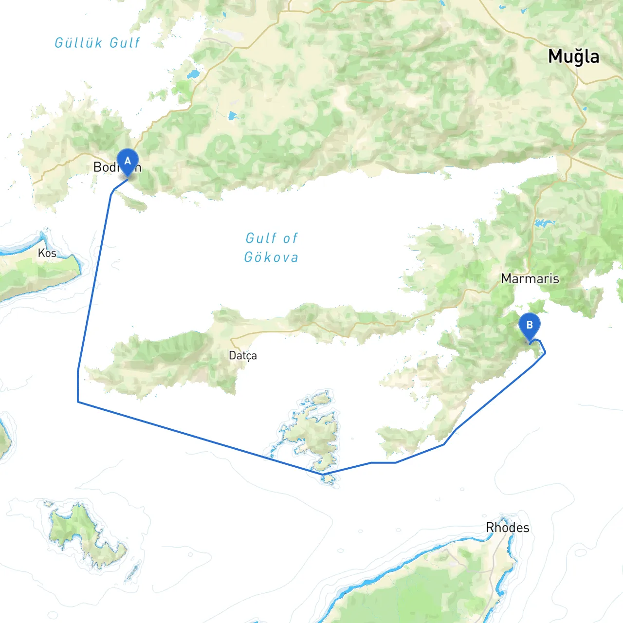 Bodrum to Mugla