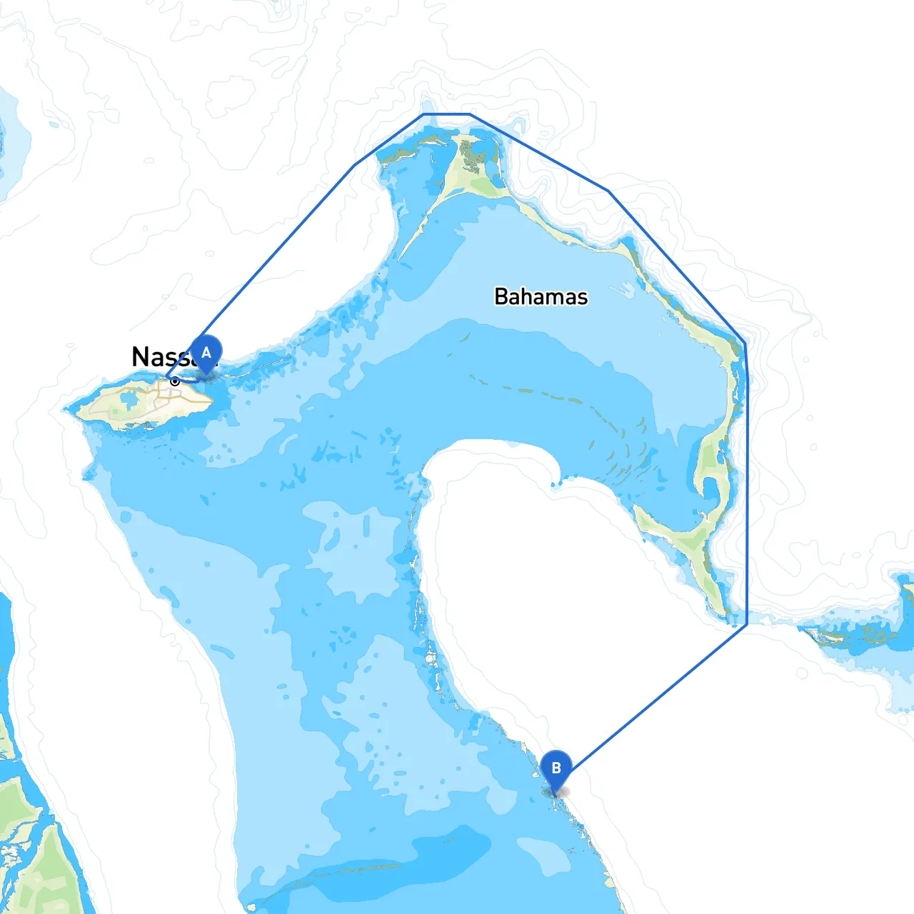 Nassau to Compass Cay