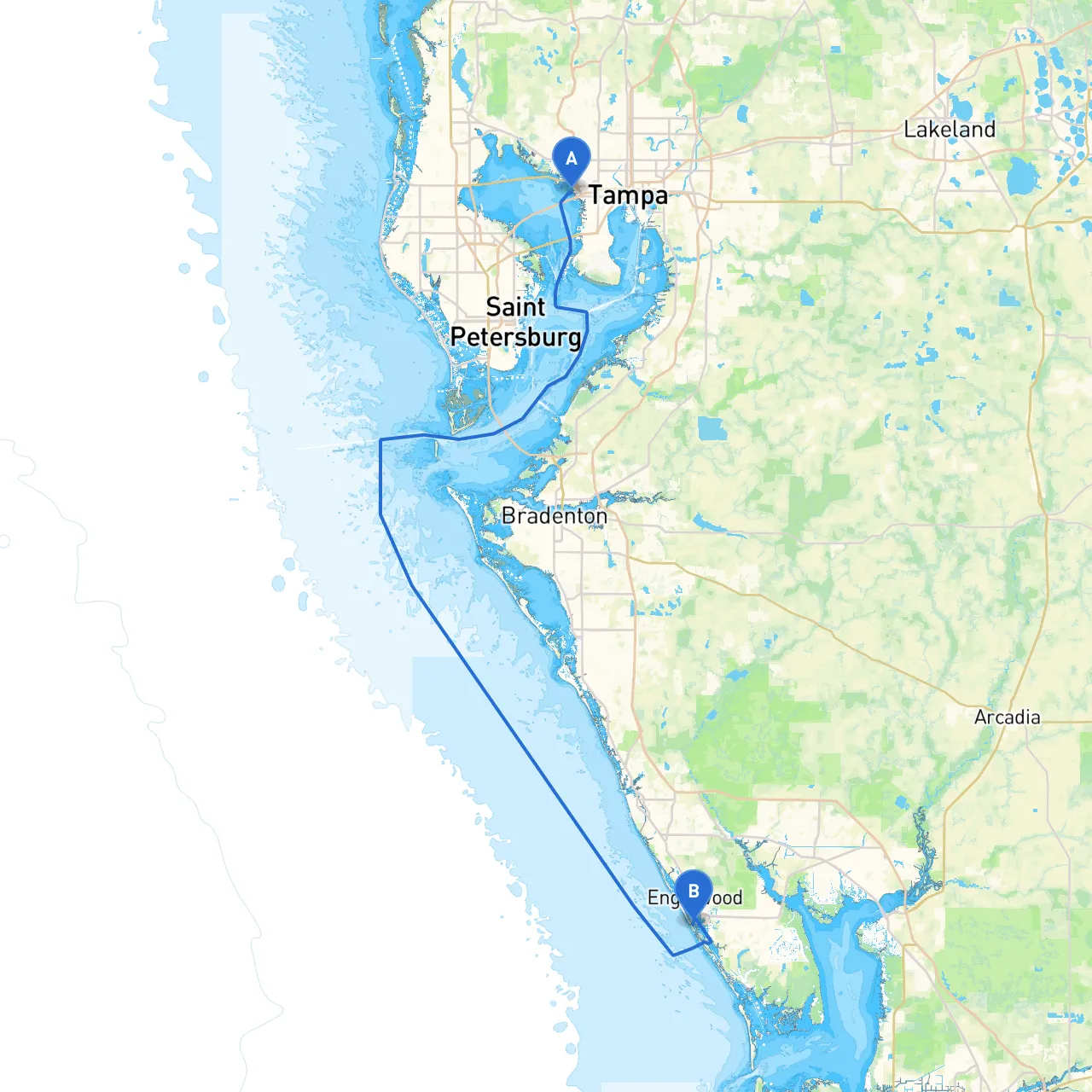 Tampa to Manasota Key
