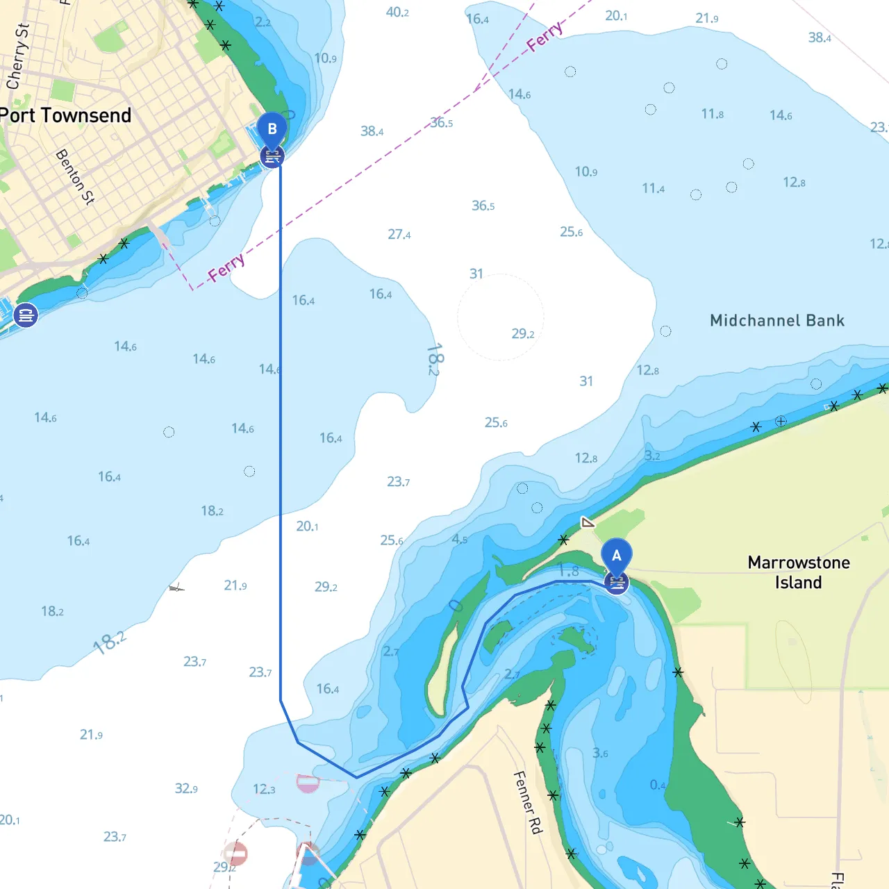 Marrowstone Island to Port Townsend