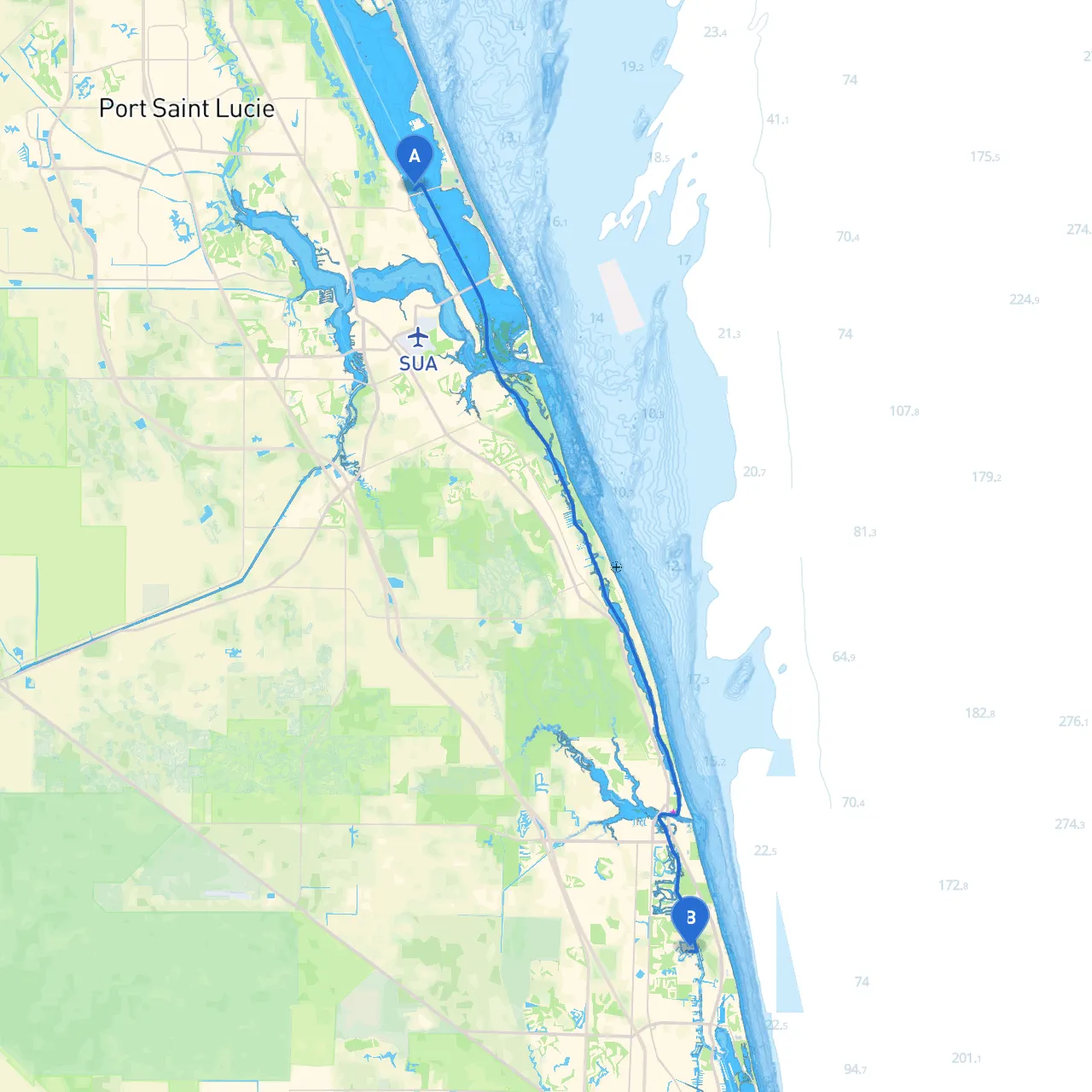 Jensen Beach to Palm Beach Gardens