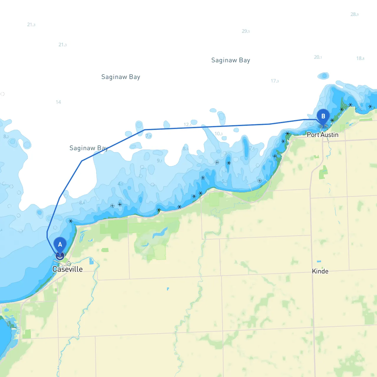 Caseville to Port Austin