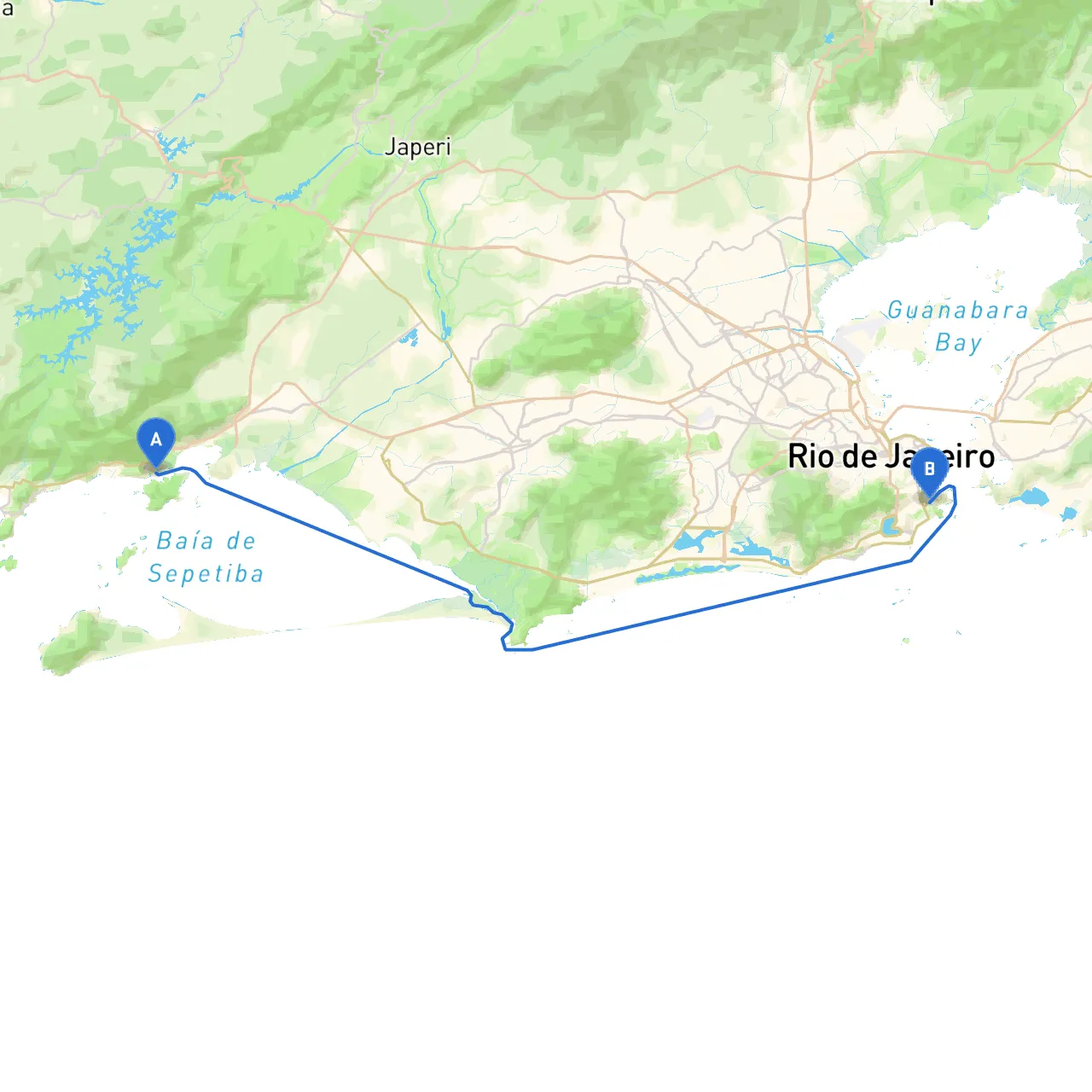 Mangaratiba to Rio de Janeiro