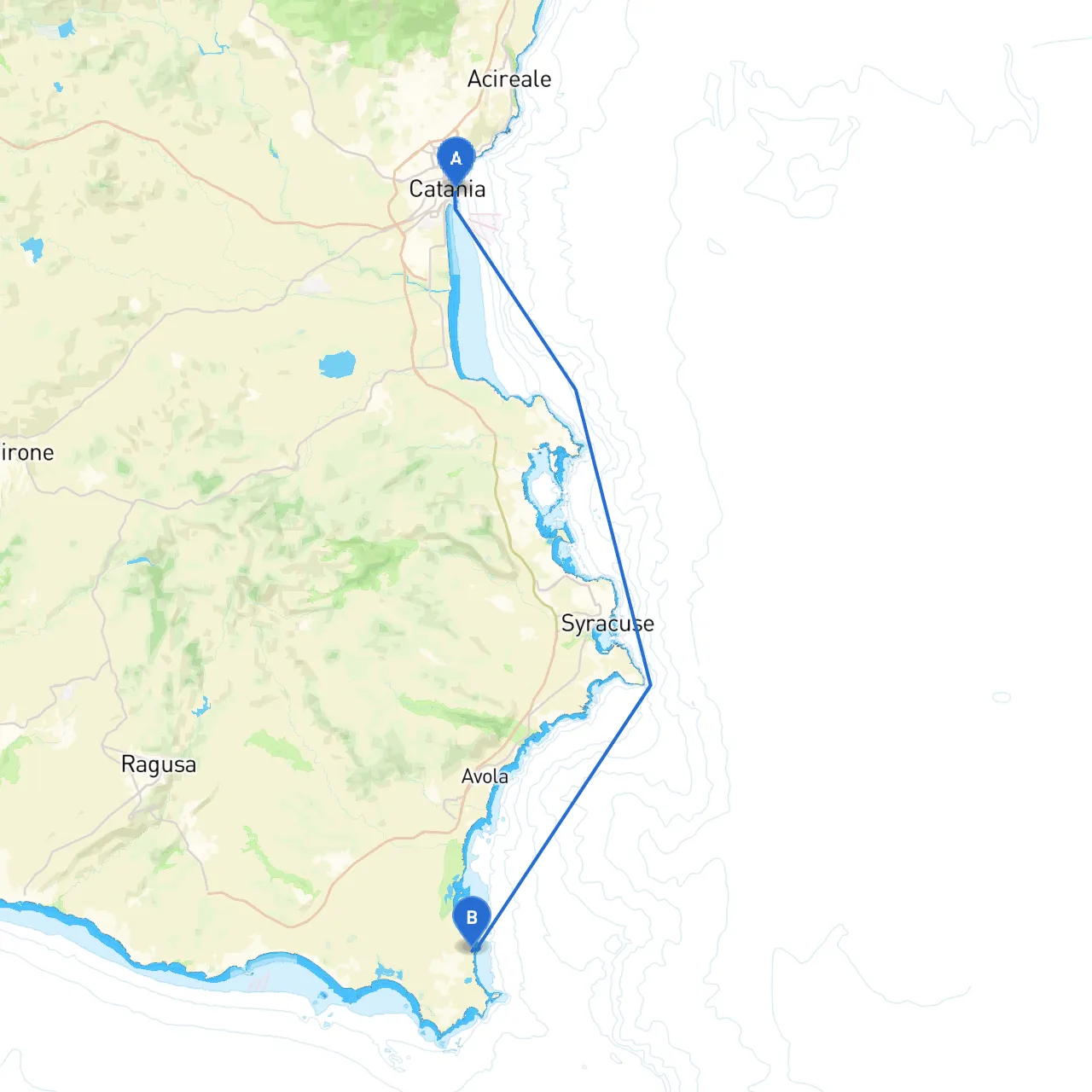 Catania to Marzamemi