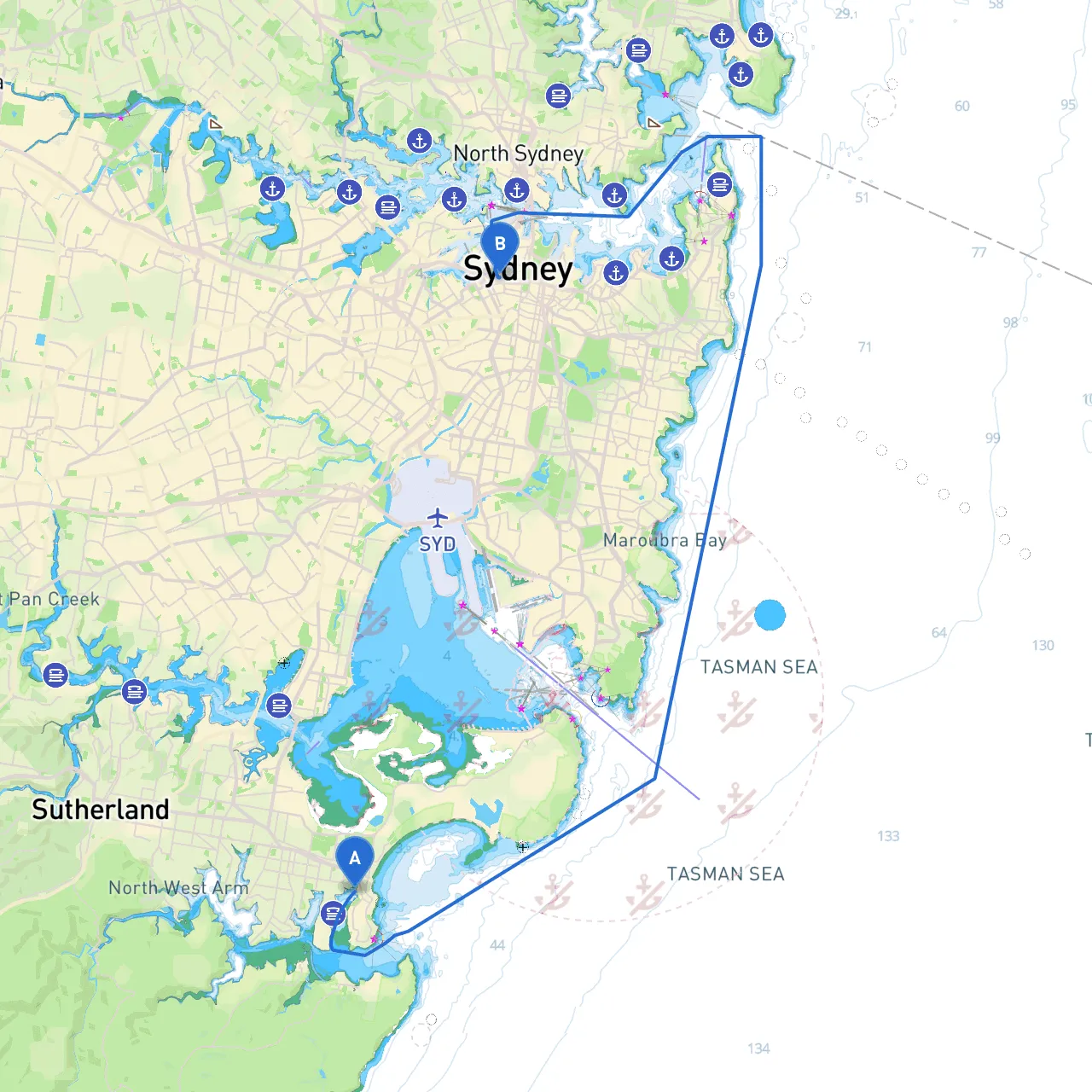 Cronulla to Darling Harbour