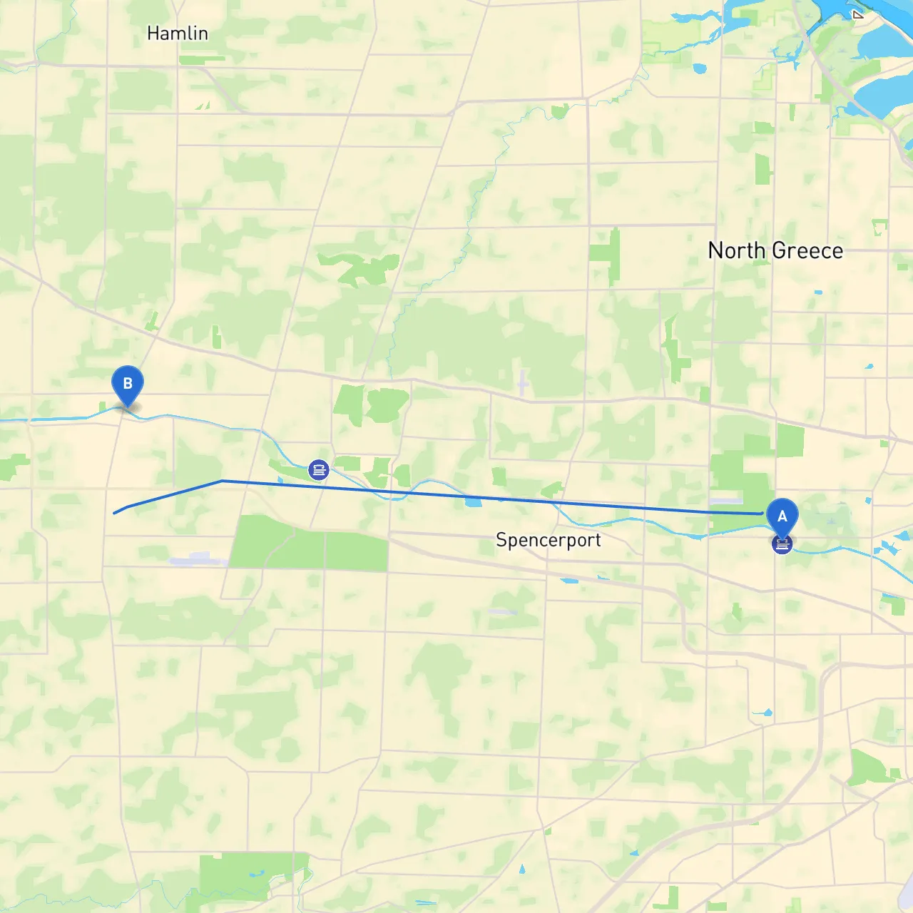 Rochester to Brockport
