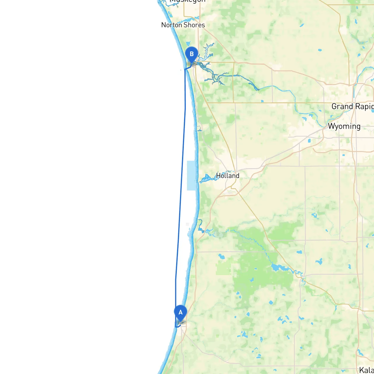 South Haven to Grand Haven