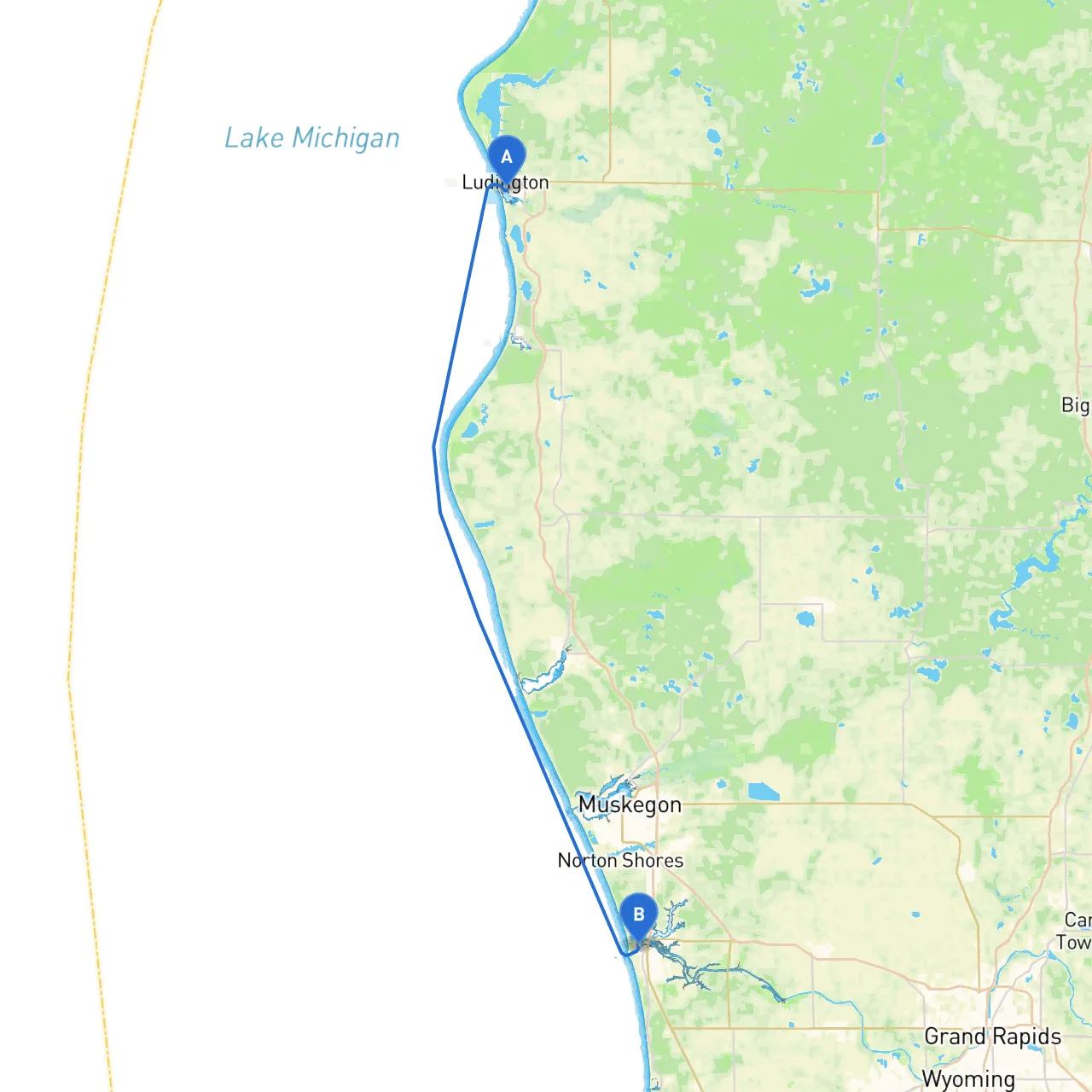Ludington to Grand Haven