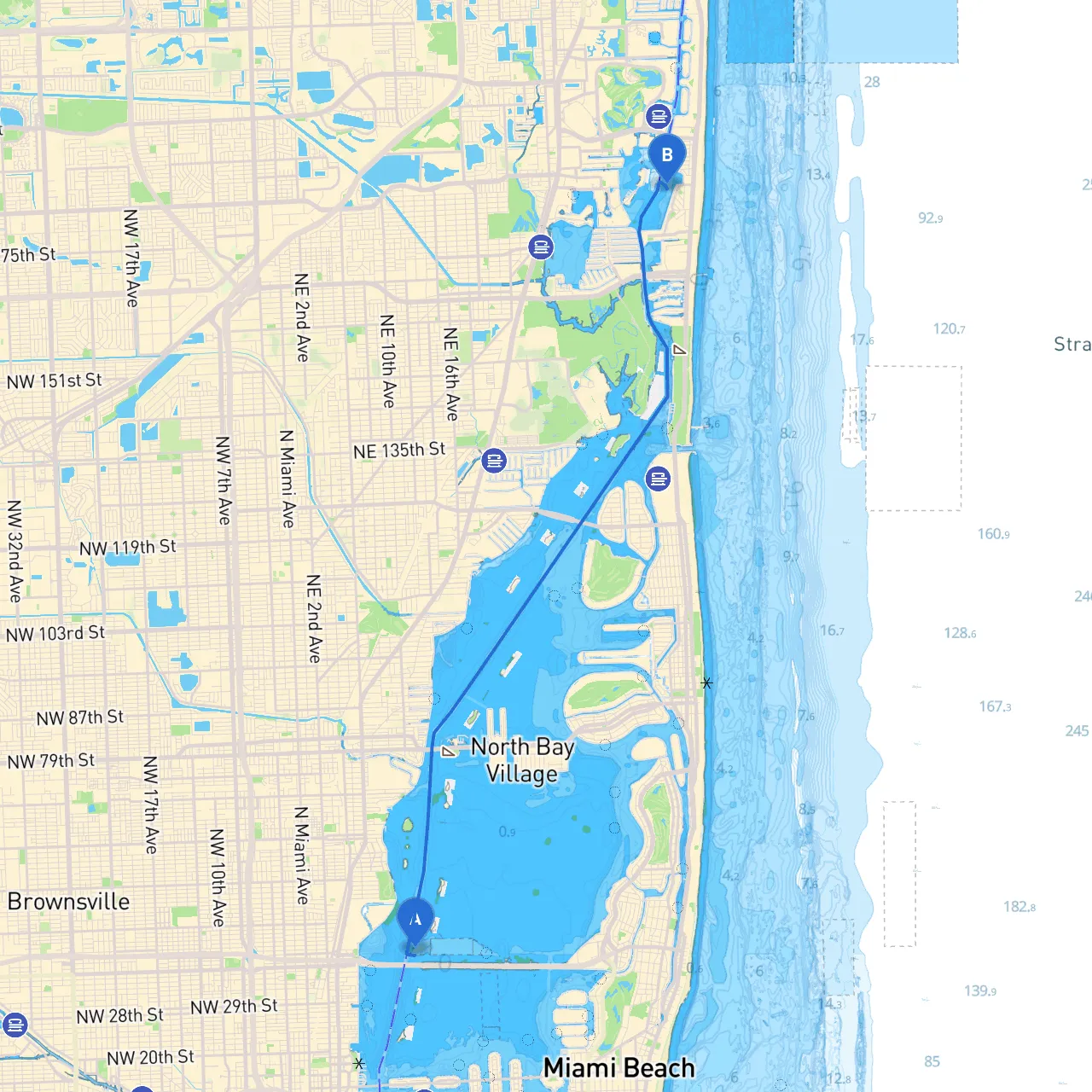 Miami to Sunny Isles Beach