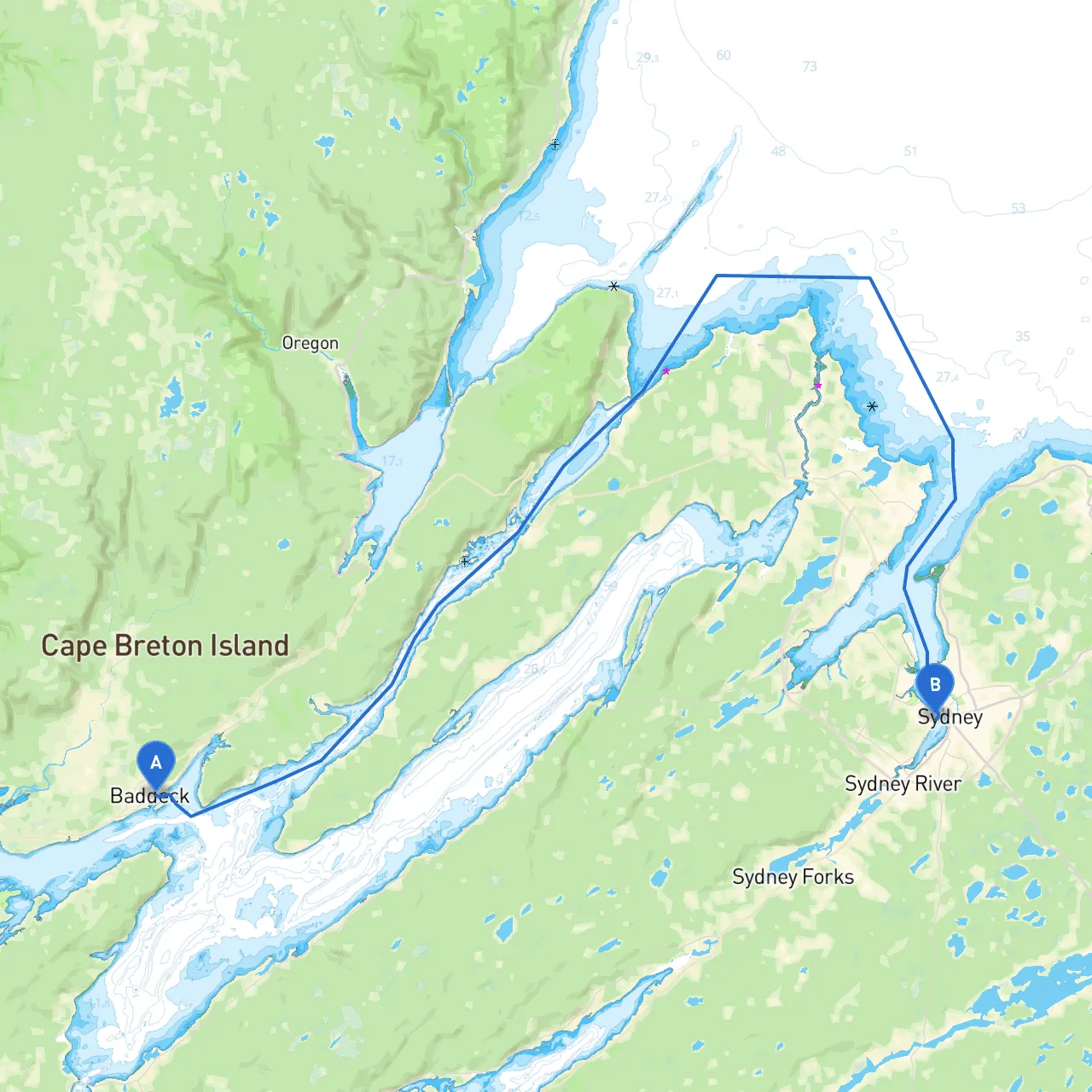 Baddeck to Sydney