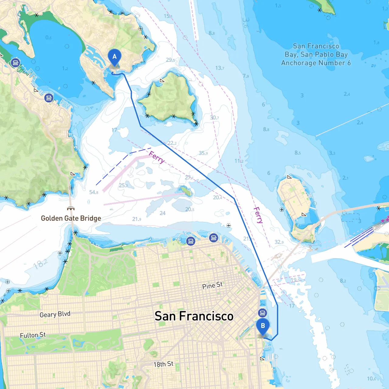 San Francisco to San Francisco