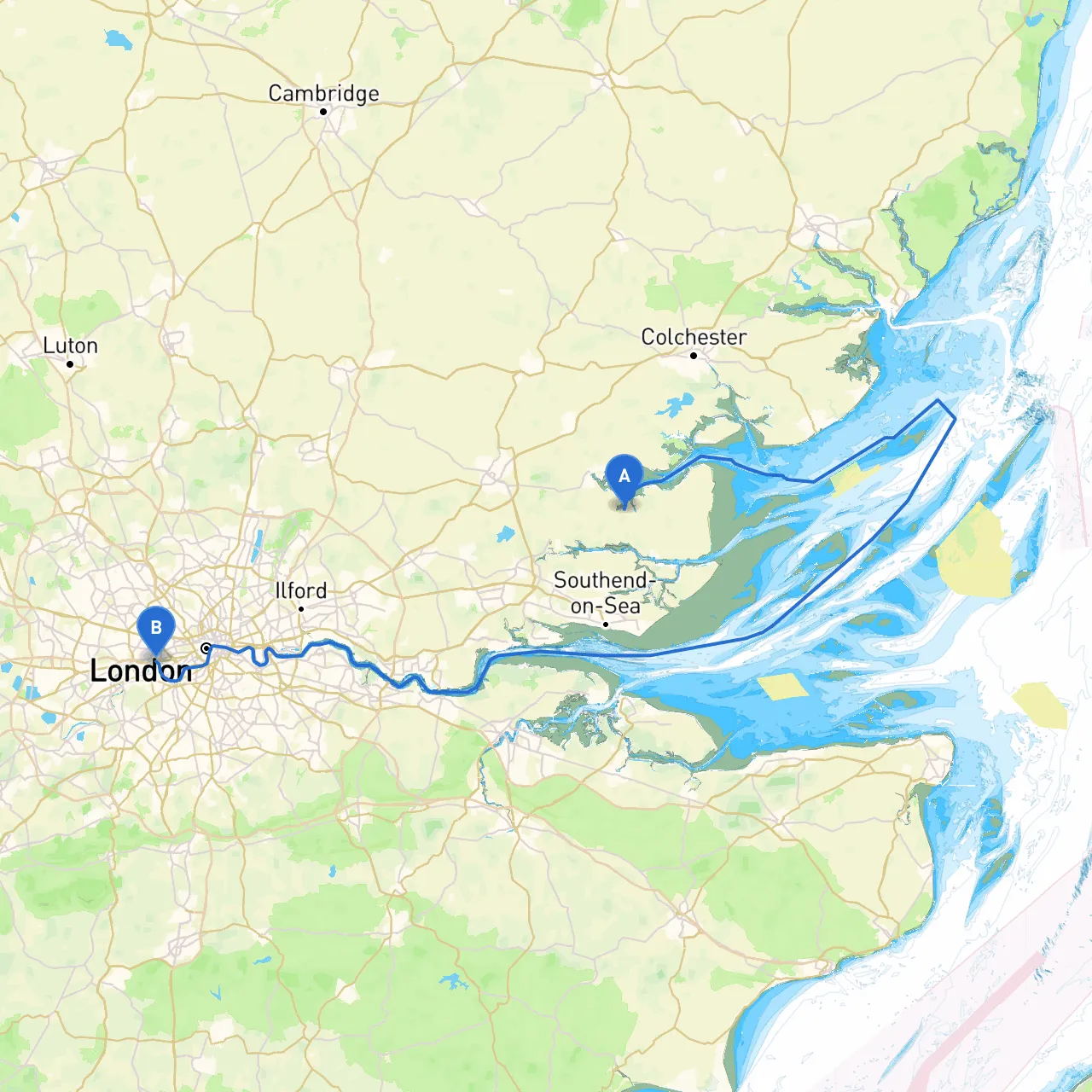 Chelmsford to Hammersmith