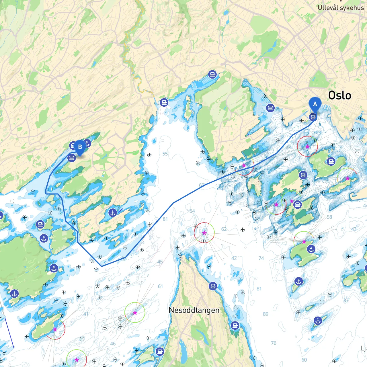 Oslo to Fornebu