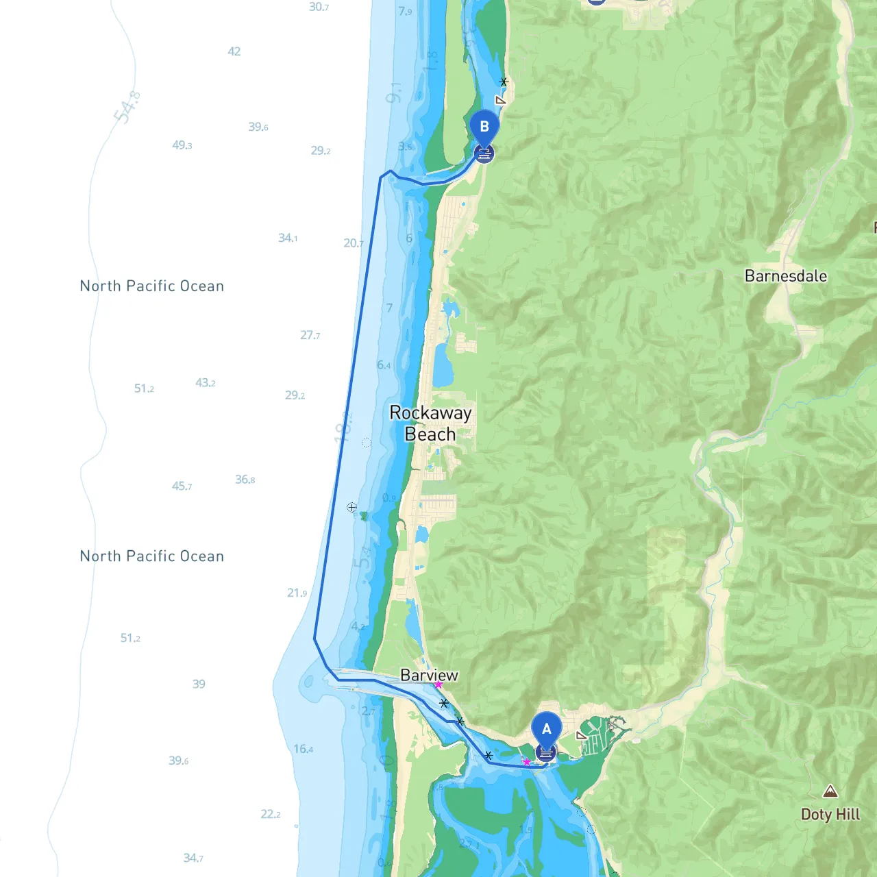 Garibaldi to Rockaway Beach